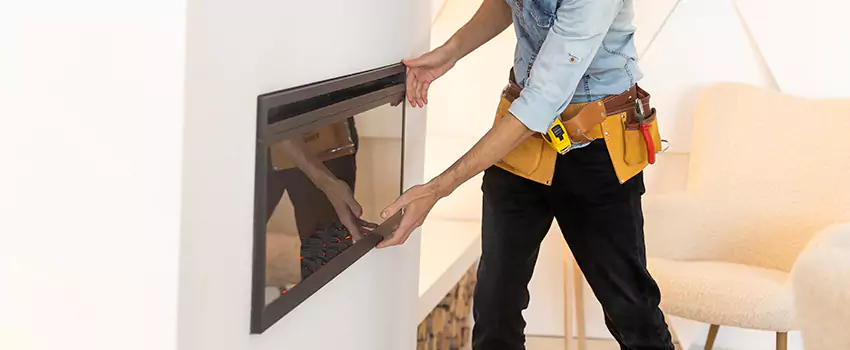 Metal Fireplace Installation in Crawfordsville, Indiana